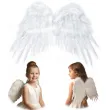 dodatek do stroju na jaselka boze narodzenie swieta skrzydla aniol biale 50x35 cm