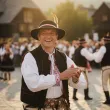 dodatek do stroju na jaselka karnawal kapelusz goral z piorkiem czarny pasterz baca
