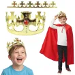 dodatek do stroju na jaselka karnawal plastikowa korona krol zlota na przedstawienie szkolne