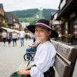 dodatek do stroju na jaselka przedstawienie kapelusz dzieciecy goral z piorkiem pasterz baca