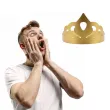 dodatek do stroju na karnawal papierowa opaska na glowe tiara diadem ksiezniczki zlota 3 szt