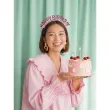 dodatek do stroju na osiemnastke 18 30 40 50 60 urodziny opaska na glowe happy birthday rozowa