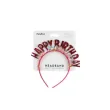 dodatek do stroju na osiemnastke 18 30 40 50 60 urodziny opaska na glowe happy birthday rozowa