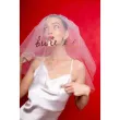 dodatek do stroju na wieczor panienski welon bride to be bialy rose gold 63 cm