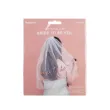 dodatek do stroju na wieczor panienski welon bride to be bialy rose gold 63 cm