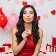 dodatek na walentynki rekwizyty do zdjec love okulary serca fotogadzety do fotobudki 6 szt