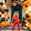 dodatki do stroju na halloween zestaw diabla rogi ogon muszka diablica demon sukkub cosplay