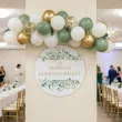 drewniana tablica powitalna komunia swieta eukaliptus beauty lux dekoracja sali powitanie