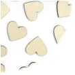 drewniane konfetti serca 50szt partydeco