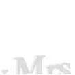 drewniany napis mr mrs bialy partydeco 3szt