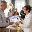 duza personalizowana kartka prezent z okazji przejscia na emeryture legitymacja zus koperta