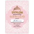 dyplom dla najwspanialszej dziewczyny a5