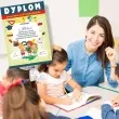 dyplom pasowania na przedszkolaka tablica a5