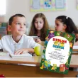 dyplomy pasowania na ucznia wesoly piornik rozpoczecie roku szkolnego a5 5 szt