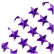 dzety samoprzylepne krysztalki 3d gwiazdki fioletowe brewis