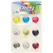 dzety samoprzylepne krysztalki 3d serca mix brewis