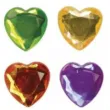 dzety samoprzylepne krysztalki serca kolorowe mix titanum 84 cm