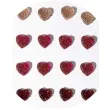 dzety samoprzylepne serca opalizujace mix aliga 16 szt