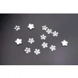dzety w ksztalcie kwiatka srebrny 1cm 1op