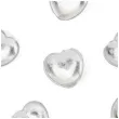dzety w ksztalcie serca srebrny 8mm 50 szt partydecp