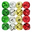 dzwoneczki dekoracyjne classic czerwony zloty srebrny zielony aliga 20 mm 16 szt