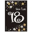 etykieta na butelke urodziny 18 gold 85x120 mm 5 szt