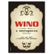 etykieta na butelke wino z nietoperza biale 85x120 mm 5 szt