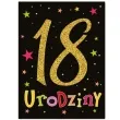 etykiety na butelke 18 urodziny 12 5x9 5 cm 25 szt