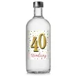etykiety na butelke 40 urodziny 12 5x9 5 cm 25 szt
