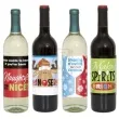 etykiety na butelke boze narodzenie wino 4 szt