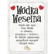 etykiety na butelke wodka weselna 12 5x9 5 cm 25 szt
