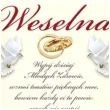 etykiety na butelke wodka weselna kremowa dekoracjepolska 25szt