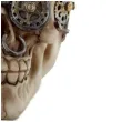 figurka czaszka steampunk z irokezem puckator 20 x 18 cm