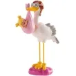 figurka na tort baby shower girl bocian dekora 14 cm