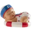 figurka na tort chlopiec spiacy w kole ratunkowym dekora 10 cm