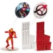 figurka na tort iron man zestaw dekora 8 cm