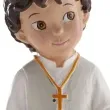figurka na tort komunia chlopiec z biblia dekora 16 6 cm
