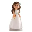 figurka na tort komunia dziewczynka z ksiazeczka dekora 13 cm