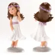 figurka na tort komunia dziewczynka z wiencem dekora 15 cm