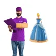 figurka na tort ksiezniczka cinderella dekora 8 5 cm