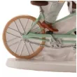 figurka na tort mloda para na rowerze dekora 16 x 18 cm