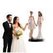 figurka na tort panie mlode dekora 20 cm