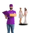 figurka na tort panie mlode dekora 20 cm
