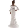 figurka na tort panna mloda elegancka dekora 16 cm