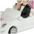 figurka na tort para mloda w kabriolecie folat 9 5 cm