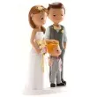 figurka na tort para mloda z synem dekora 16 cm