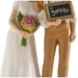 figurka na tort para mloda z tabliczka dekora 16 cm