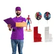 figurka na tort spider man toppery i wiezowce dekora 5 szt