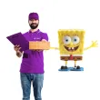 figurka na tort spongebob kanciastoporty dekora 8 cm