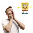 figurka na tort spongebob kanciastoporty dekora 8 cm